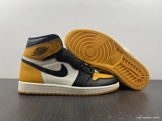 Reps LUCY High Toe Air OG 555088-711 Yellow Jordan 1 0715